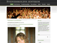 Tablet Screenshot of jentekor.rsio.no